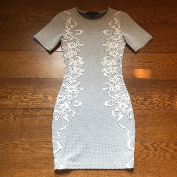 French Connection Floral Bodycon Sheath Dress 2